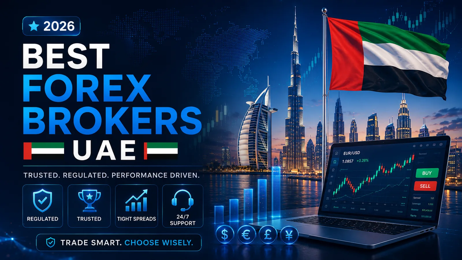 Best Forex Brokers in UAE 2026 — DFSA & SCA Regulated